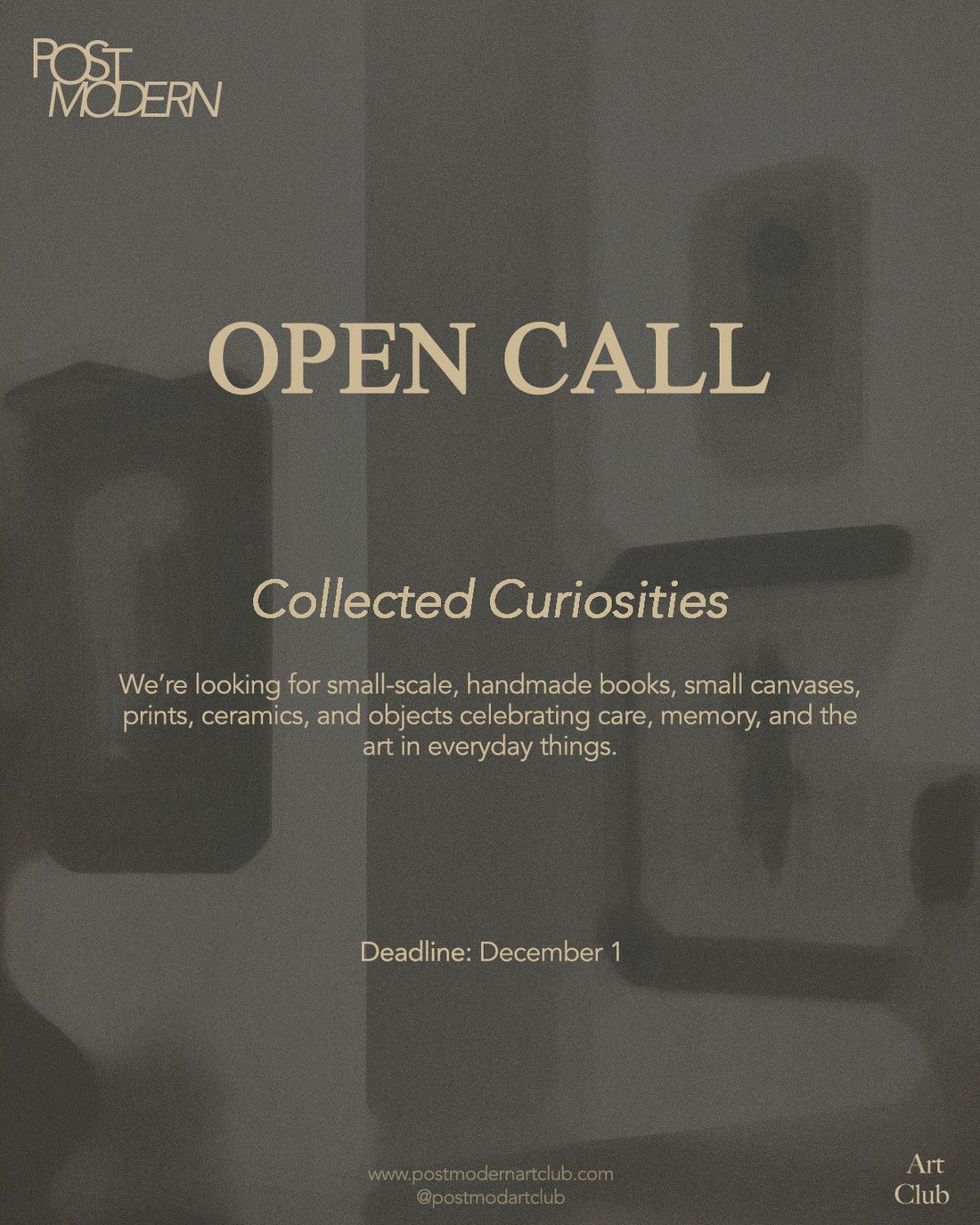 OPPORTUNITIES: OPEN CALL FOR ARTISTS