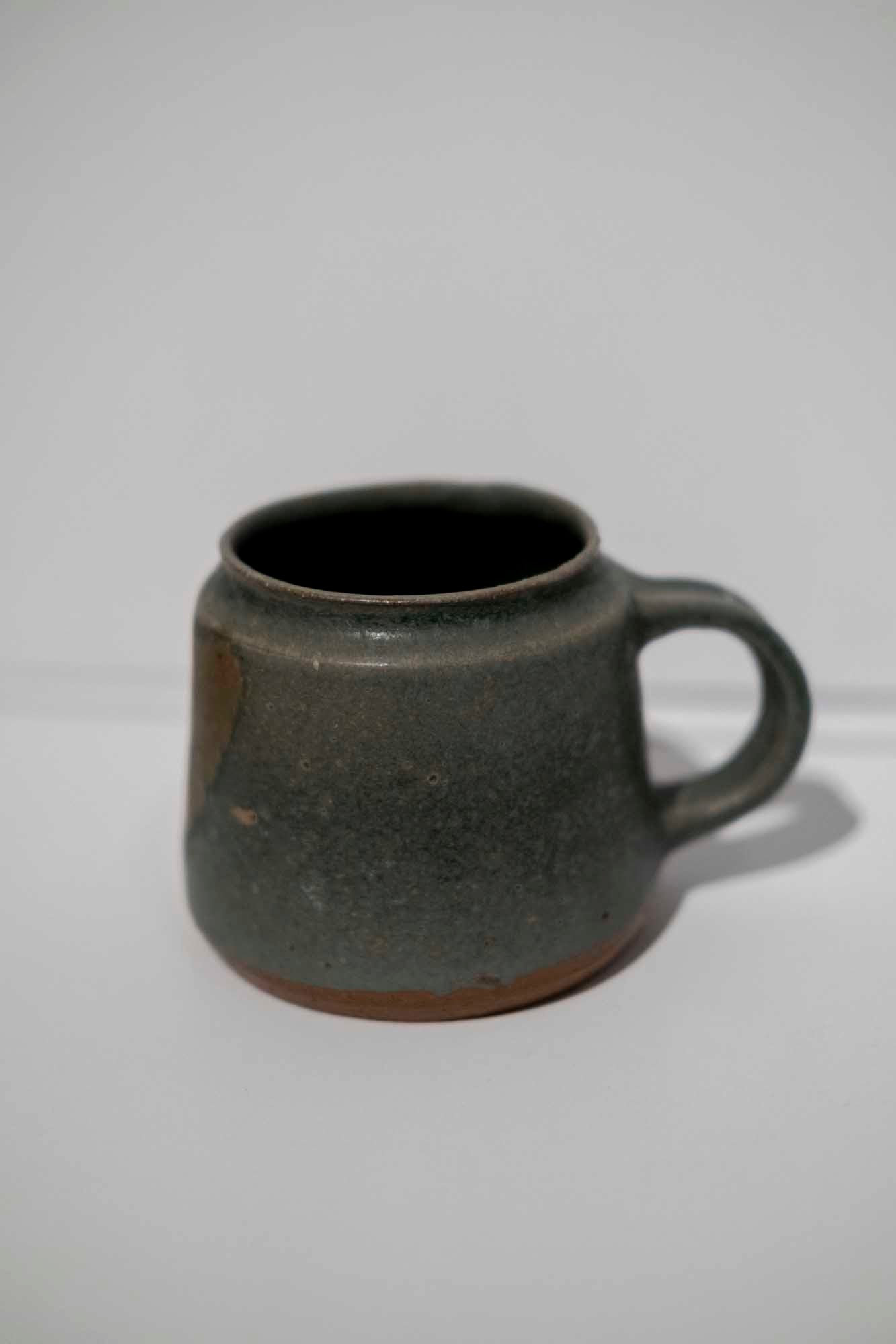 Blue Grey Side Shell Mug