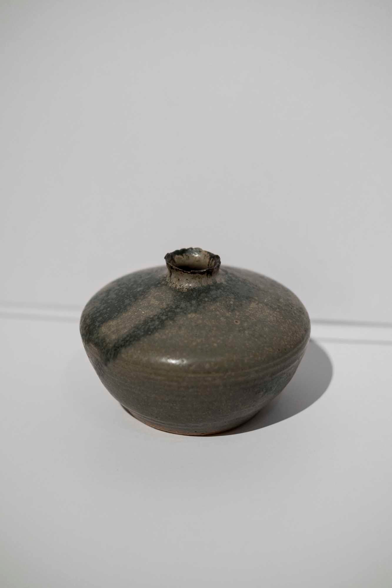 Blue Grey Stone Vessel