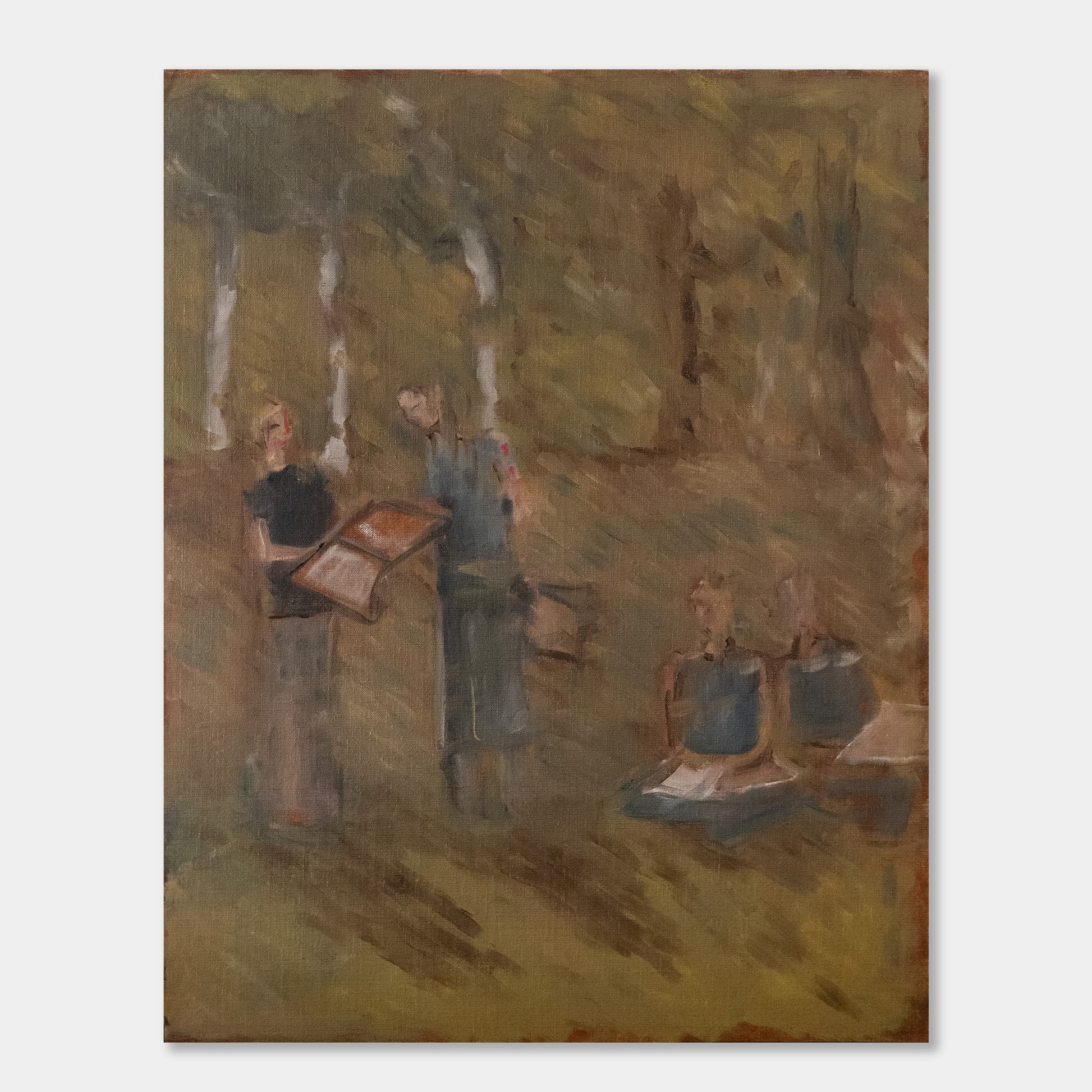 Emma Creasey, 'Figures in Reflection, Landscape', 2025